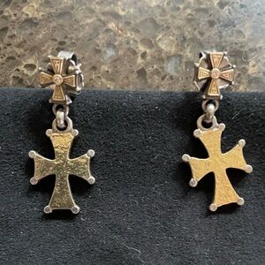 Konstantino Cross Earrings